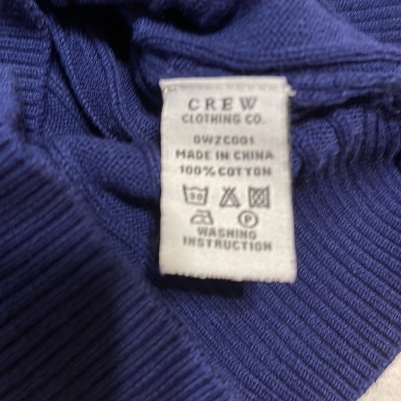 V neck sweater blue - Picture 5 of 6